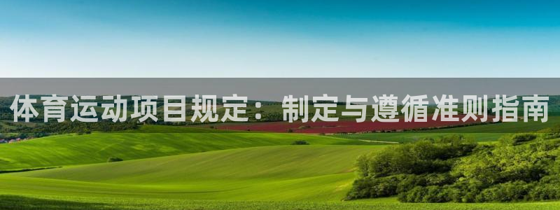 home一必发官网|体育运动项目规定：制定与遵循准则指南