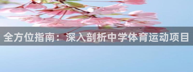 home一必发官网|全方位指南：深入剖析中学体育运动项目