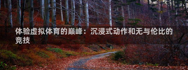 bifa必发|体验虚拟体育的巅峰：沉浸式动作和无与伦比的
竞